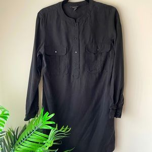 Banana Republic black dress with buttons, women’s US size 10